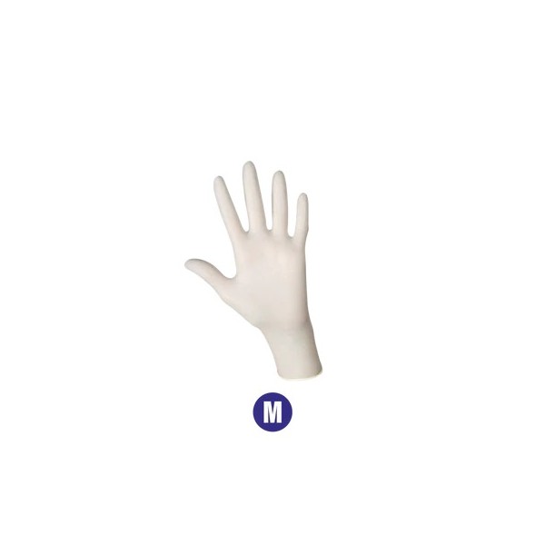 Gants en LATEX - taille M - Boîte de 100 gants