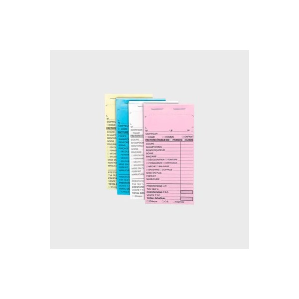 Fiches de caisse - Lot de 10 carnets