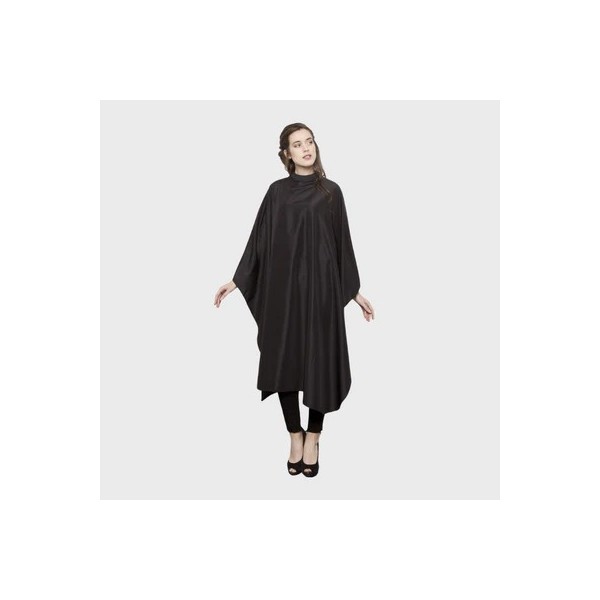 Poncho noir pression Flean'up