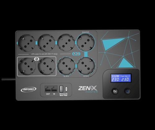 [66125] Onduleur INFOSEC Zen-XMaster 800FR/SCHUKO