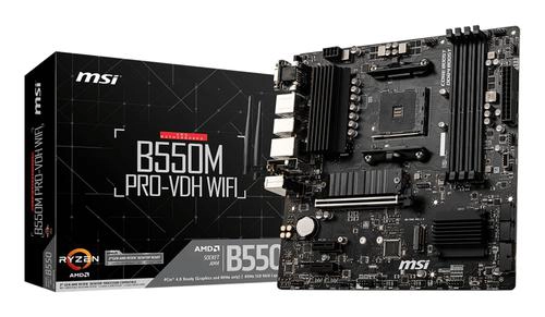 [CMMSIB550MPROVDHWIFI] Carte mère MSI B550M PRO-VDH WIFI Emplacement AM4 VGA HDMI