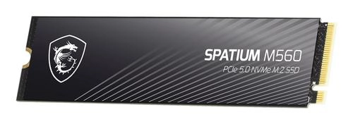 [MSISPATIUMM560PCIE50] Disque SSD MSI Spatium M560 PCIE 5.0 NVME M.2 1TB 10200 Mo/s