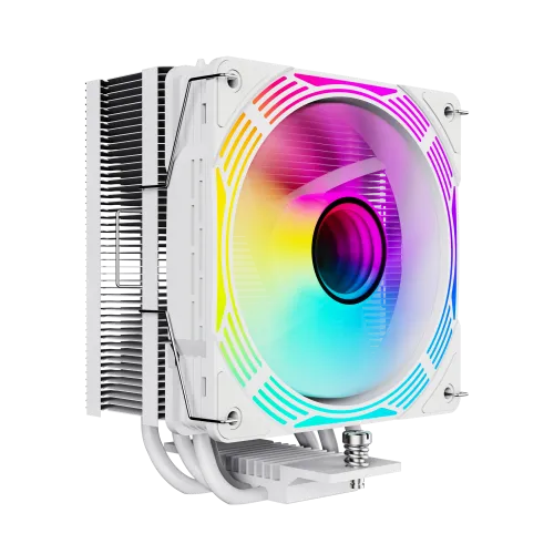 [9502-0100R0093] Ventirad GAMEMAX Ice Force WH 120mm 200W Blanc ARGB 1700/1851/AM4/AM5