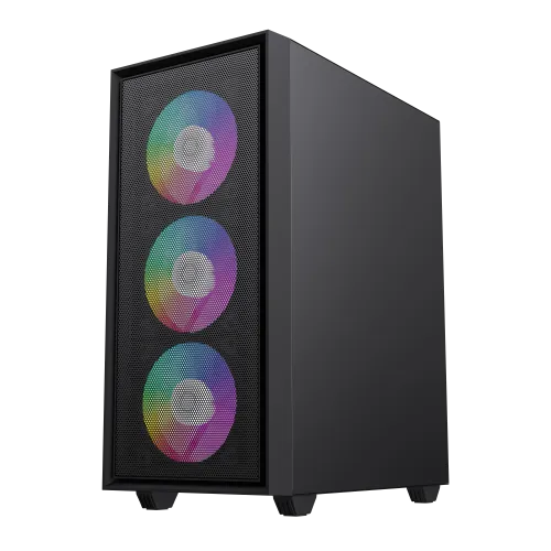 [9101-0200R0035] Boîtier Gamer Mini Tour GAMEMAX STORM BK MATX Noir