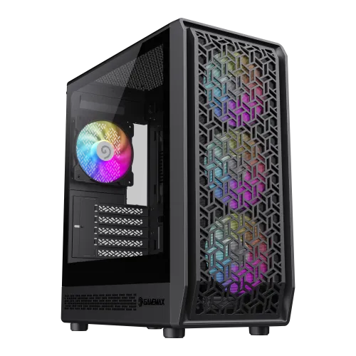 [1117-3701R0005] Boîtier Gamer Mini Tour GAMEMAX Forge COC MATX USB-C Noir