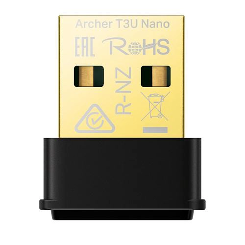 [TPLINKARCHERT3UNANOS] TP-Link Archer T3U Nano, Sans fil, USB, WLAN, Wi-Fi 5 (802.11ac)