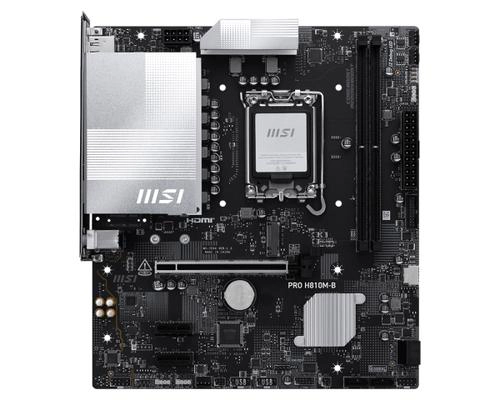 Carte mère MSI PRO H810M-B 2xDDR5 LGA 1851 HDMI DP