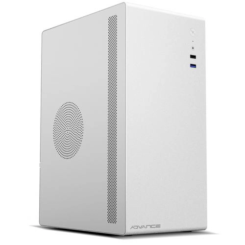 Boîtier Mini Tour ADVANCE optima métal MATX Blanc
