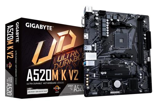 [CMGIGABYTEA520MKV2] Carte mère Gigabyte A520M K V2 AM4 MicroATX VGA HDMI