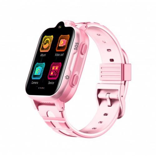 [ITEM9479876728182510] Montre connectée DCU enfants avec appels vidéo 4G et GPS rose 34159032