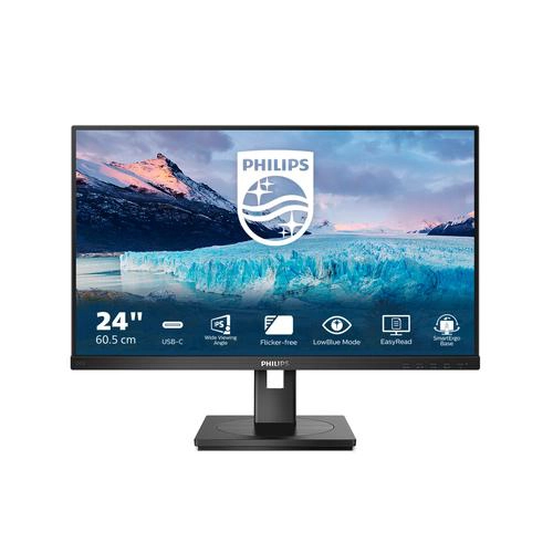 [MONPHIL243S100] Écran 23.8 Philips 243S1/00 Reglable IPS FHD USB-C 65W RJ45 4ms 75 Hz