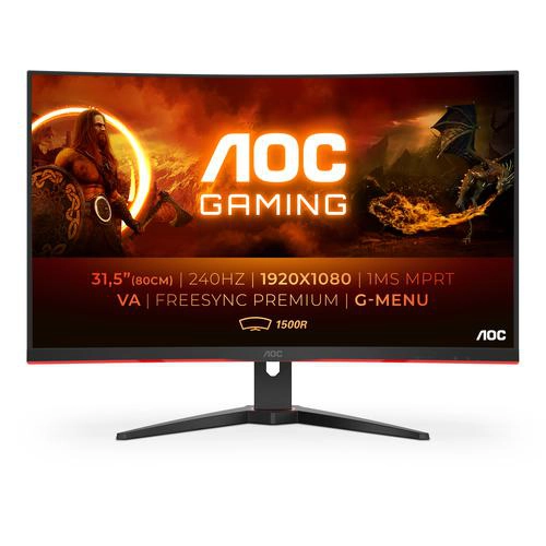 [MONAOCC32G2ZEBK] Écran 31.5 AOC C32G2ZE/BK VA Full HD Incurve HDMI 1 ms 240 Hz