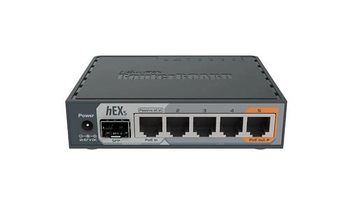 [MIKRB760IGS] MIKROTIK Router RB760IGS hEX S 5 RJ45 1Gb/s 1x SFP 1x USB