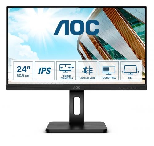 [MONAOC24P2Q] Écran 24 AOC 24P2Q REGLABLE HP2x2W VGA HDMI DVI DP USB