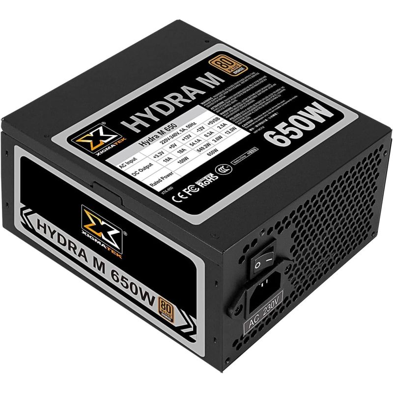 [ALIMXIGMATEKHYDRAM65] Alimentation ATX Xigmatek HYDRA-M EN44214 650W 80+Bronze Modulaire