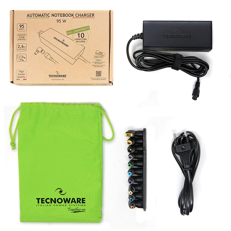 [ALIMTECNOWARE95W] Alimentation Notebook Universelle Tecnoware 95W Together ON