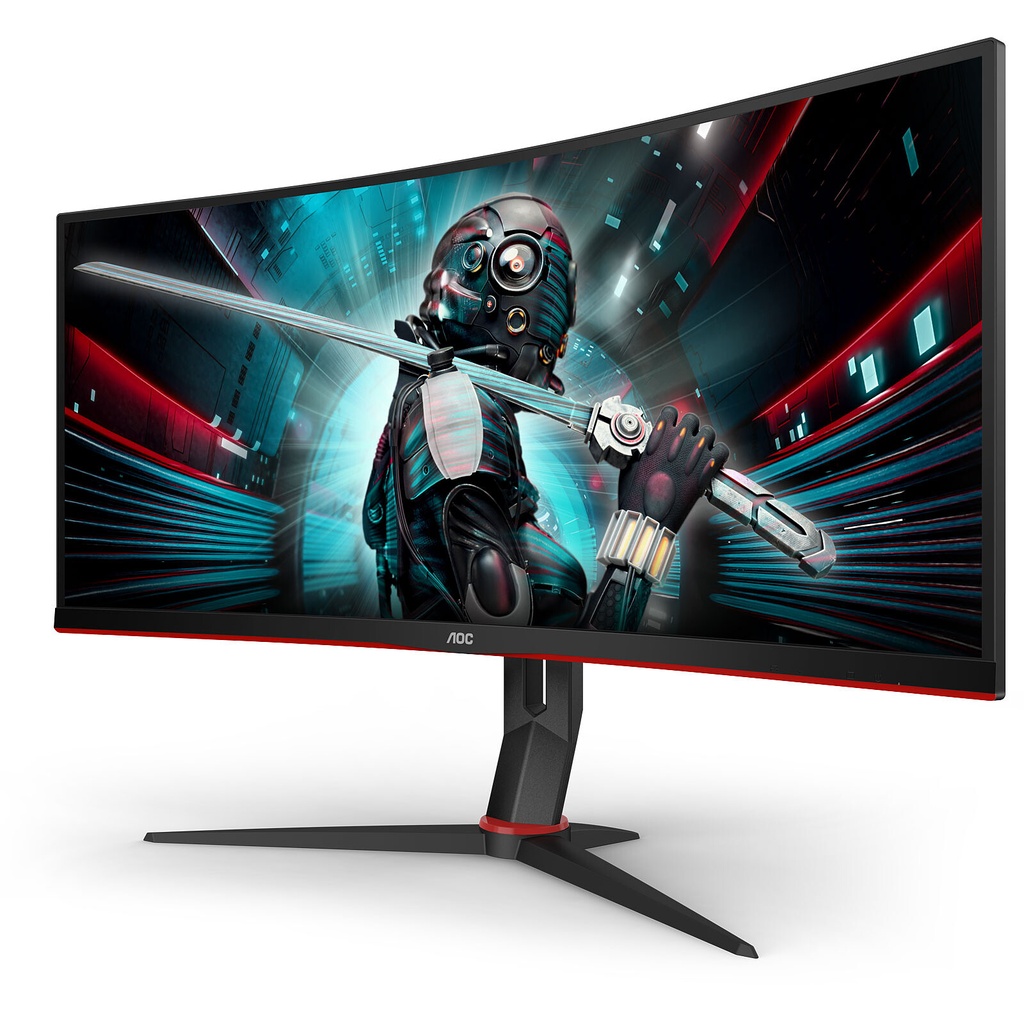 [MONAOCCU34G2BK] Écran 34 AOC Gaming CU34G2/BK Curved UWQHD 100hz HDMIx2 Hub USB 3.0