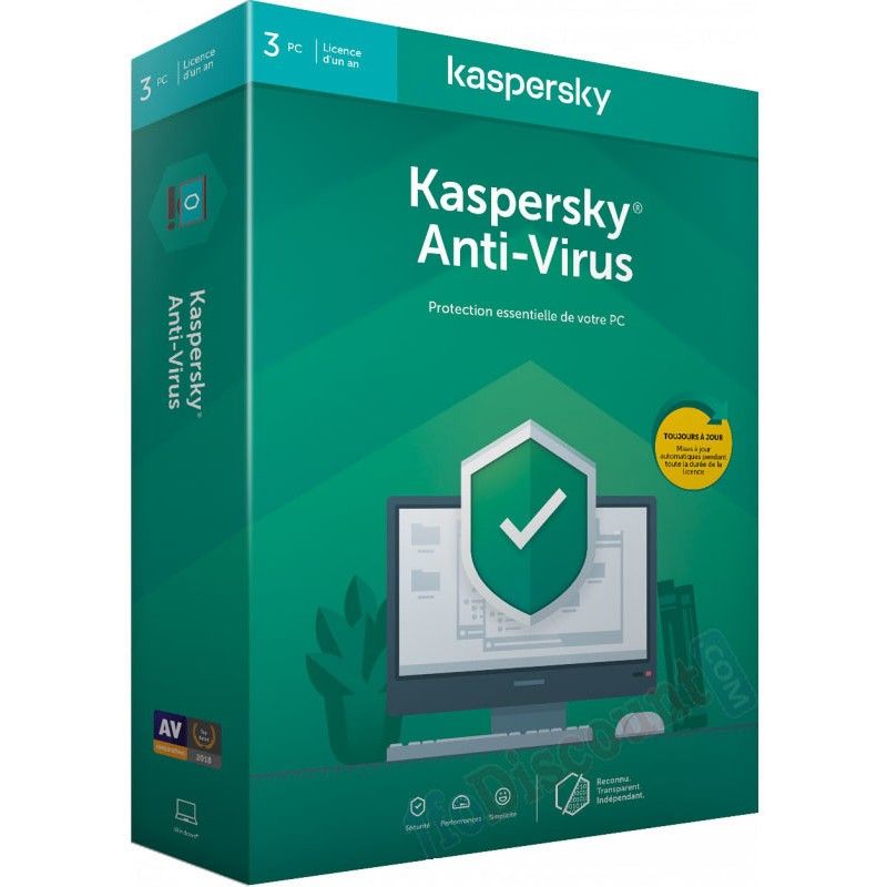 [KAV202031] Kaspersky Anti-Virus 2020 3 postes 1 an