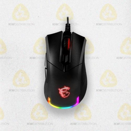 [SOUMSICLUTCHGM50] Souris MSI Clutch GM50 filaire rétro-éclairage LED RGB 6 boutons