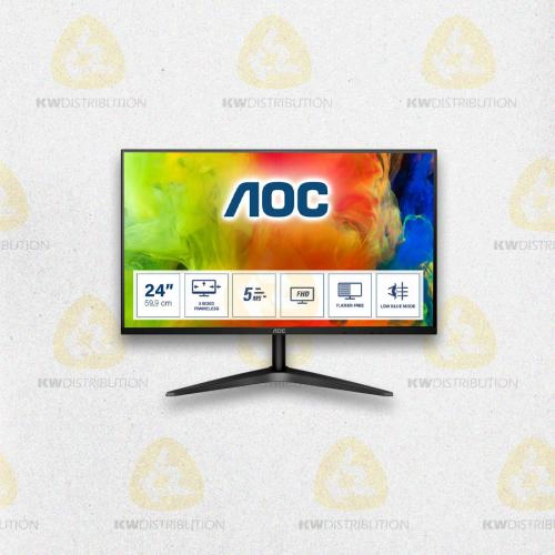 [MONAOC24B1H] Écran 24 AOC 24B1H dalle MVA HDMI VGA 5 ms