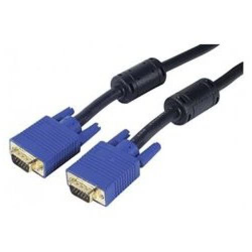 [CONSVGA20] Connectique SVGA 20m OR avec ferrites M/M - 3 coax - AWG28 -