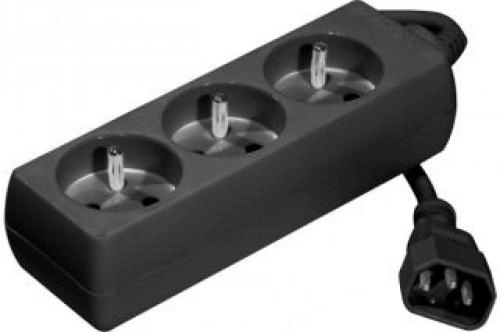 [61402] ADAPTATEUR INFOSEC IEC-C14 / 3 prises FR 61402